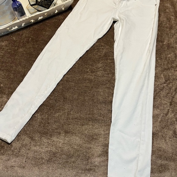 AG Adriano Goldshmied White Skinny Ankle Jeans - Size 28R - Picture 2 of 6